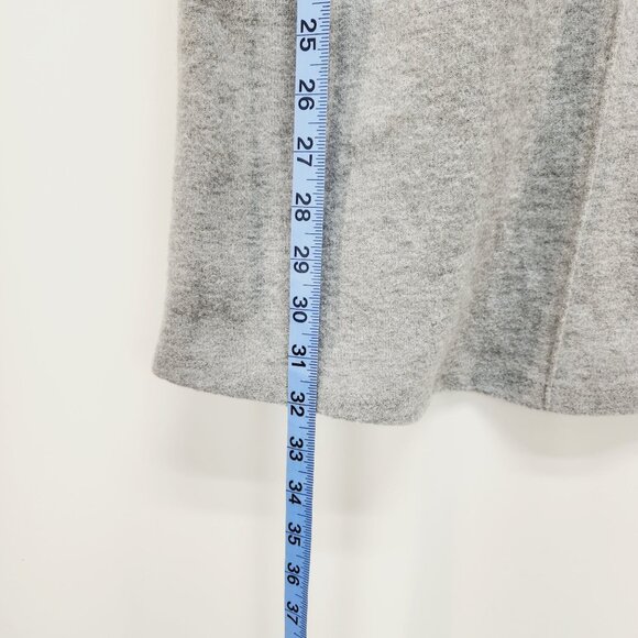 Zara Short Sleeve Knitted Gray Dress Women’s Size Small Knee Length - Picture 9 of 10